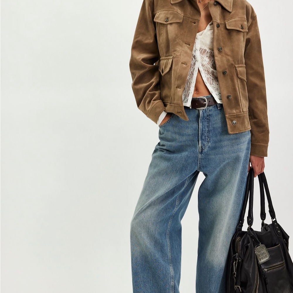 Free People Night Ranch Vegan Jacket